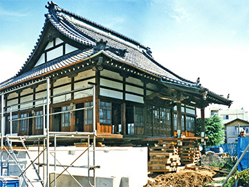 西蓮寺 本堂［曳家・耐震補強] 